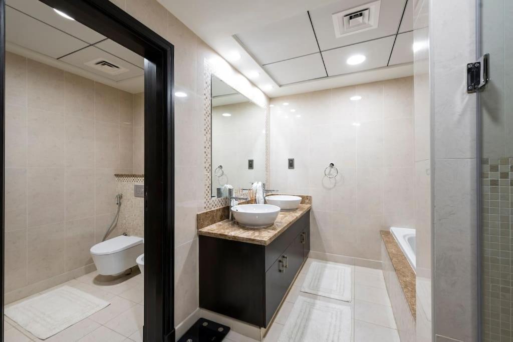 Balqis Residense Palm Jumeirah,Pool, Beach, Top Floor, Full Sea View, Restaurants Dubai Bagian luar foto